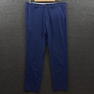 B.Draddy Kelly Pant Mens 34 Blue Lightweight Moisture Wicking Performance Chino‎